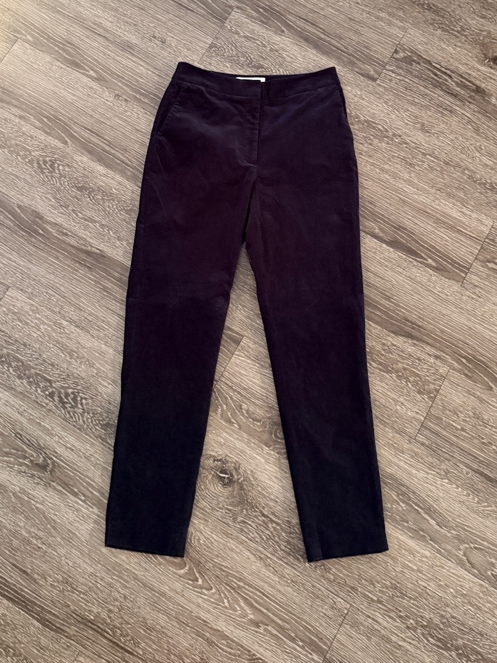 The Fold Navy Velour Trousers